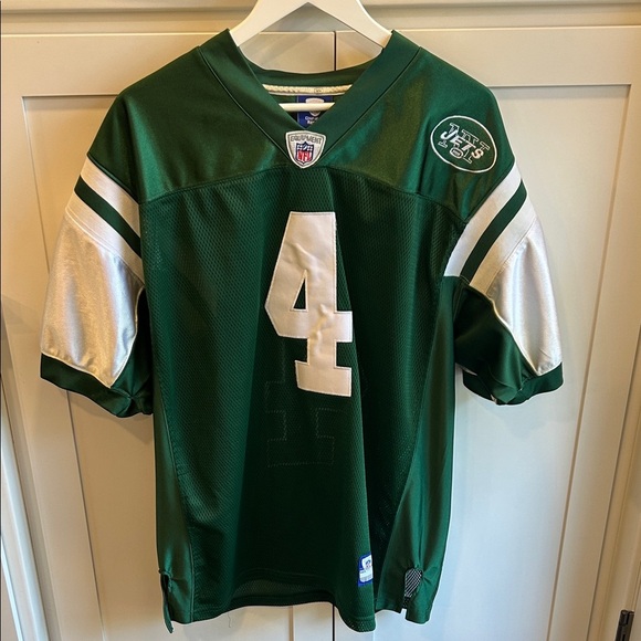 Reebok Authentic Brett Favre Size 50 New York Jets Jersey Football Game Day - Picture 16 of 16